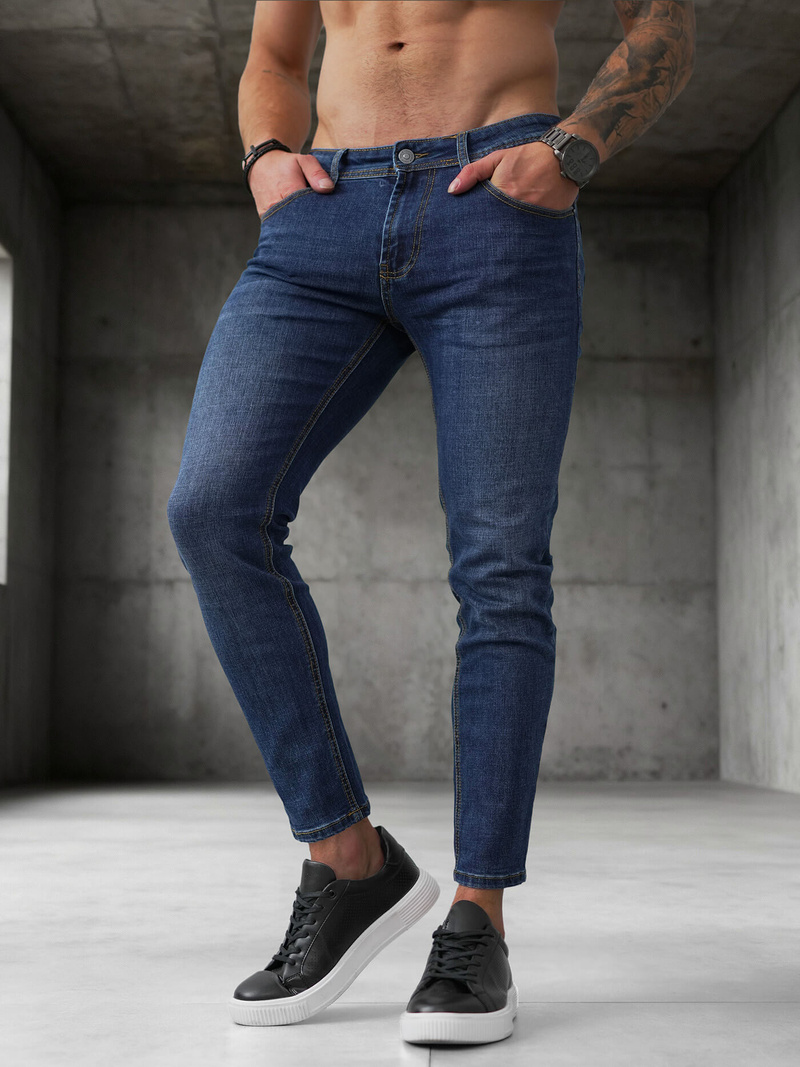 Herren Jeanshose Dunkelblau OZONEE O/JK2951