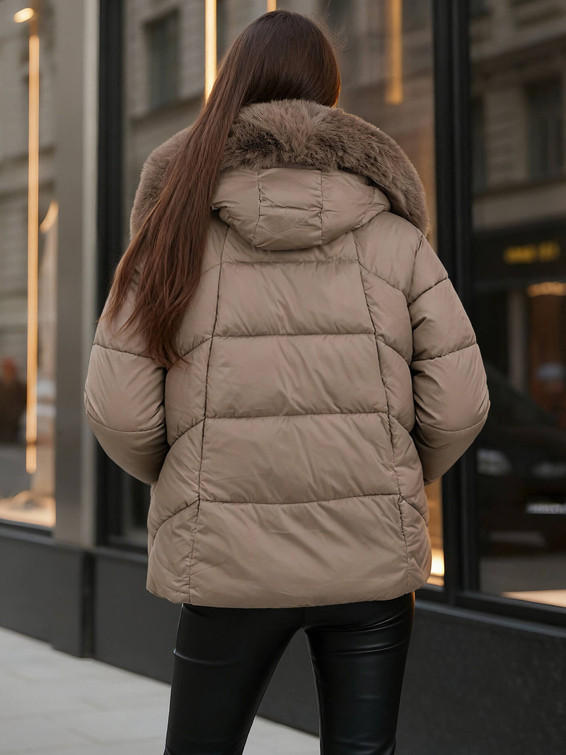 Damen Jacke Dunkelbeige OZONEE O/16M9179/84